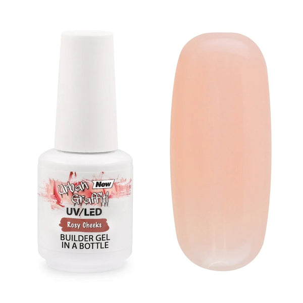 Rosy Cheeks - Builder Gel in a Bottle 15ml   Naio Nails