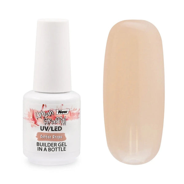 Coffee Drops - Builder Gel in a Bottle 15ml   Naio Nails