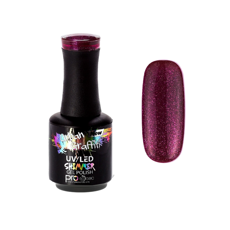 Blacked Out Cherry - UGGP-A0407 Urban Graffiti Gel Polish 15ml