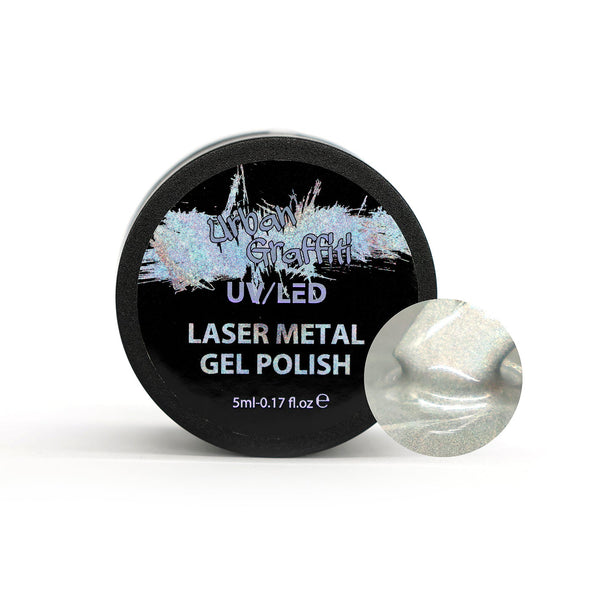 NEW Laser Metal Gel Polish 5ml Pot - Urban Graffiti