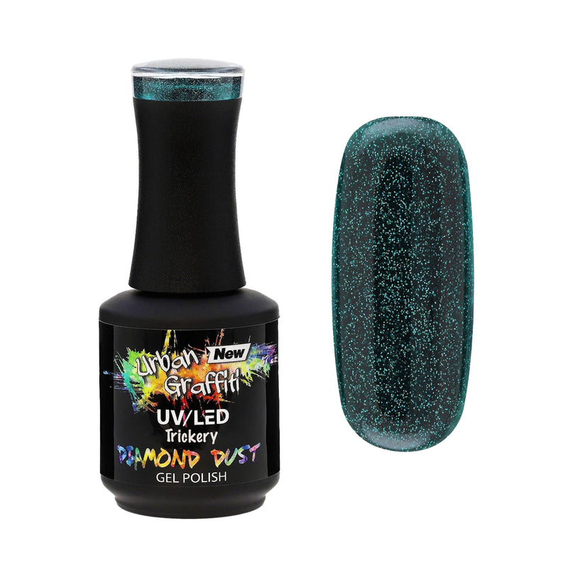 Trickery - UGGP-DD006 Grüner Schimmer Gel-Lack Urban Graffiti 15ml