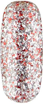 Apollo - UGGP-A0907 Smalto Gel Glitter Rosso e Argento Urban Graffiti 15ml