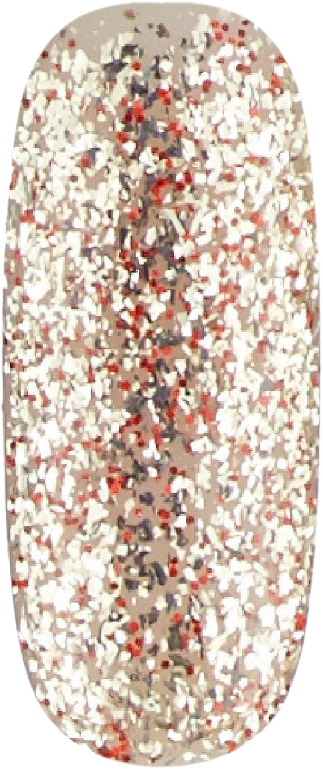 Tinsel Town - UGGP-A0913 Urban Graffiti Gold und Rot Glitzer Gel Nagellack 15ml