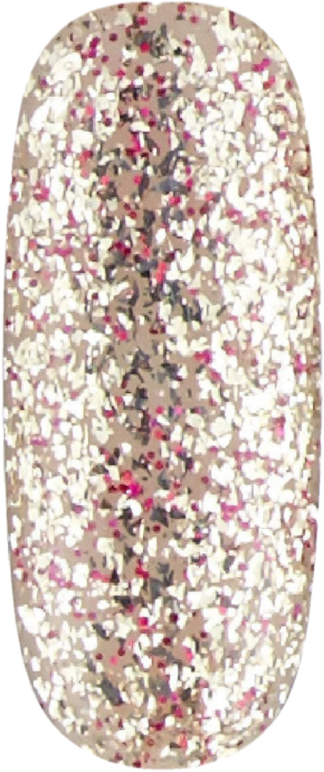 Cosmic Love - UGGP-A0916 Urban Graffiti Gold und roter Glitzer Gel-Lack 15ml