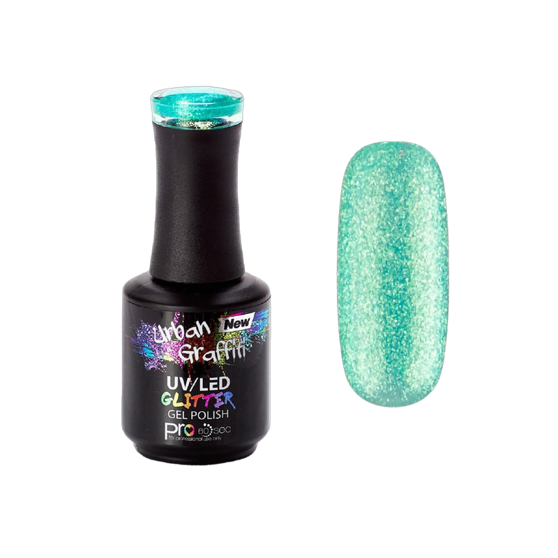 Meerjungfrauen-Schuppen - UGGP-A0920 Urban Graffiti - Ocean Green Gel Polish 15ml