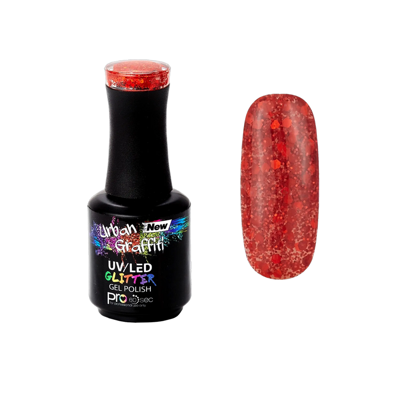 Rockstar Red - UGGP-XS010 Urban Graffiti Gel Polish 15ml